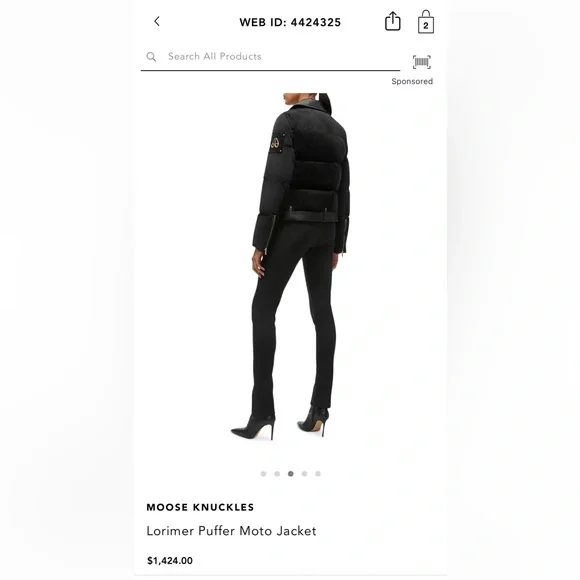Moose Knuckles Lorimer Puffer Moto Jacket